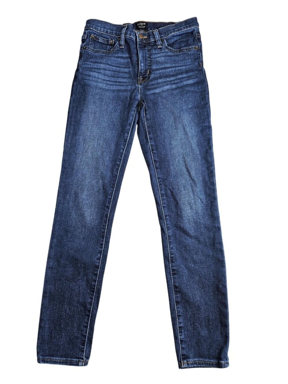 J.Crew High Rise Skinny Jeans Womens 26 Blue Med Wash Stretch Denim Slim Casual